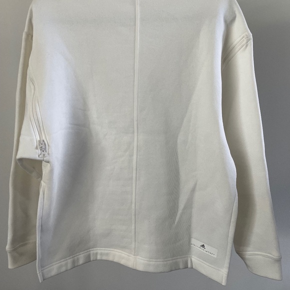 Adidas by Stella McCartney Fleece Crewneck With Zippers - Picture 2 of 4